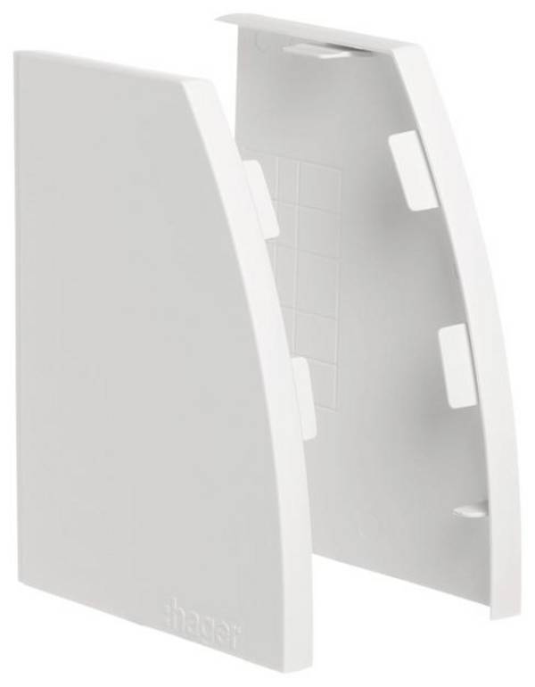 Hager FZ44N Eindplaat  (b x h x d) 135 x 25 x 180 mm Wit 1 stuk(s)