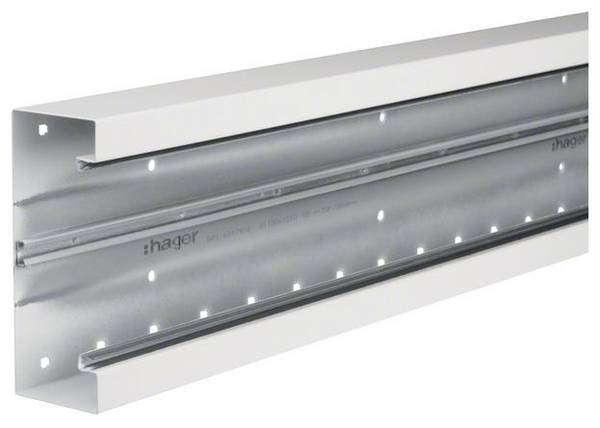 Hager BRS651701B9016 Kabelgoot Onderdeel (l x b) 2000 mm x 170 mm Wit 2 m