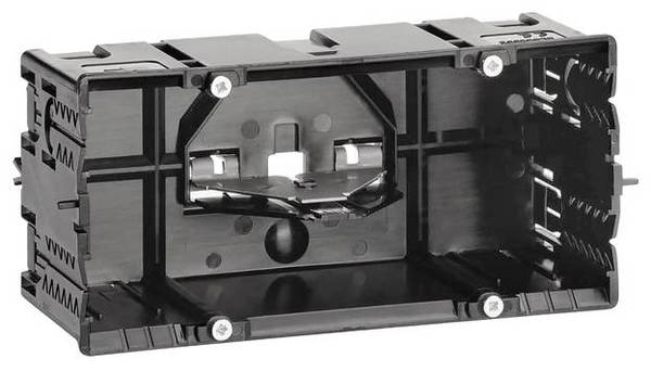 Hager GLS55002 Inbouwdoos Apparaat-inbouwdoos (b x h x d) 52 x 68.5 x 140 mm Zwart 1 stuk(s)