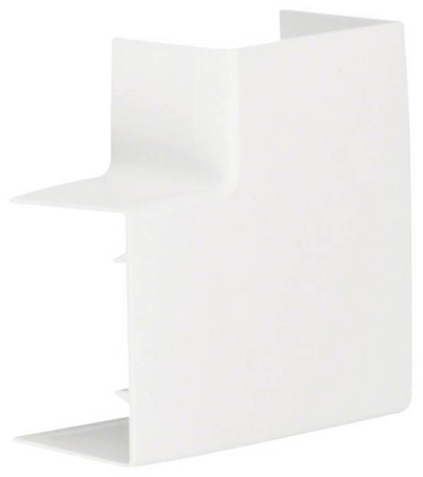 Hager LFF4006059016 Vlakke winkelhaken Vlakke winkelhaken (b x h) 57 mm x 40 mm Wit 1 stuk(s)