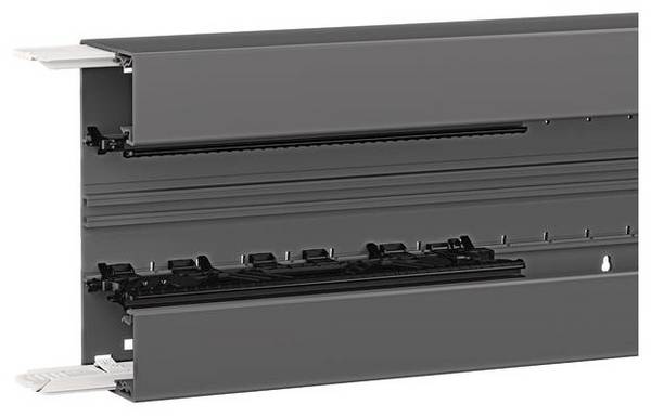 Hager BRN6517019011 Kabelgoot Onderdeel (l x b) 2000 mm x 170 mm Zwart 2 m