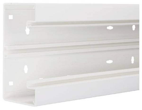 Hager BR6513019016 Kabelgoot Onderdeel (l x b) 2000 mm x 130 mm Wit 2 m