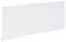 Eenvoudig, rechthoekig, wit paneel dat kan worden gebruikt als afdekking of scheidingselement.