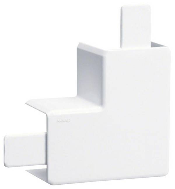 Hager LFF2003559016 Vlakke winkelhaken Vlakke winkelhaken (b x h) 33 mm x 20 mm Wit 1 stuk(s)