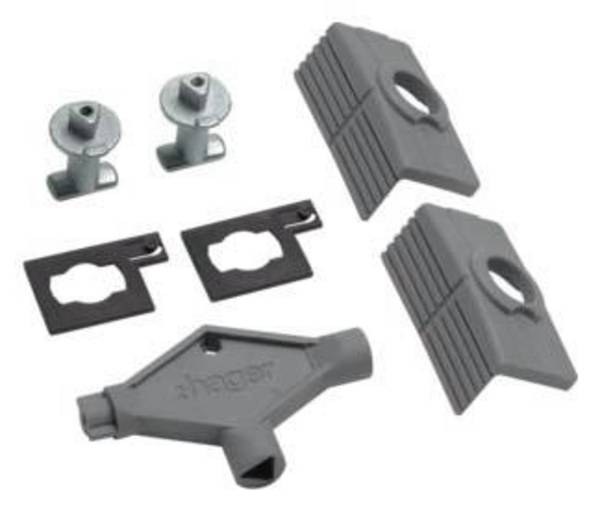 Hager FL93Z Hager FL93Z inzetstuk orion plus driehoekig 8 mm 2 stuks Inzetstuk Zink 2 stuk(s)