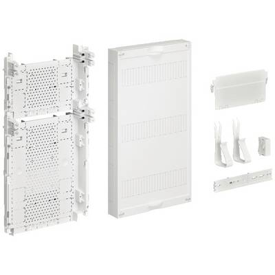 'Glasvezel-verdeeldoos met afdekplaat en montagetoebehoren. Geschikt voor efficiënte organisatie en bescherming van glasvezelkabels.'