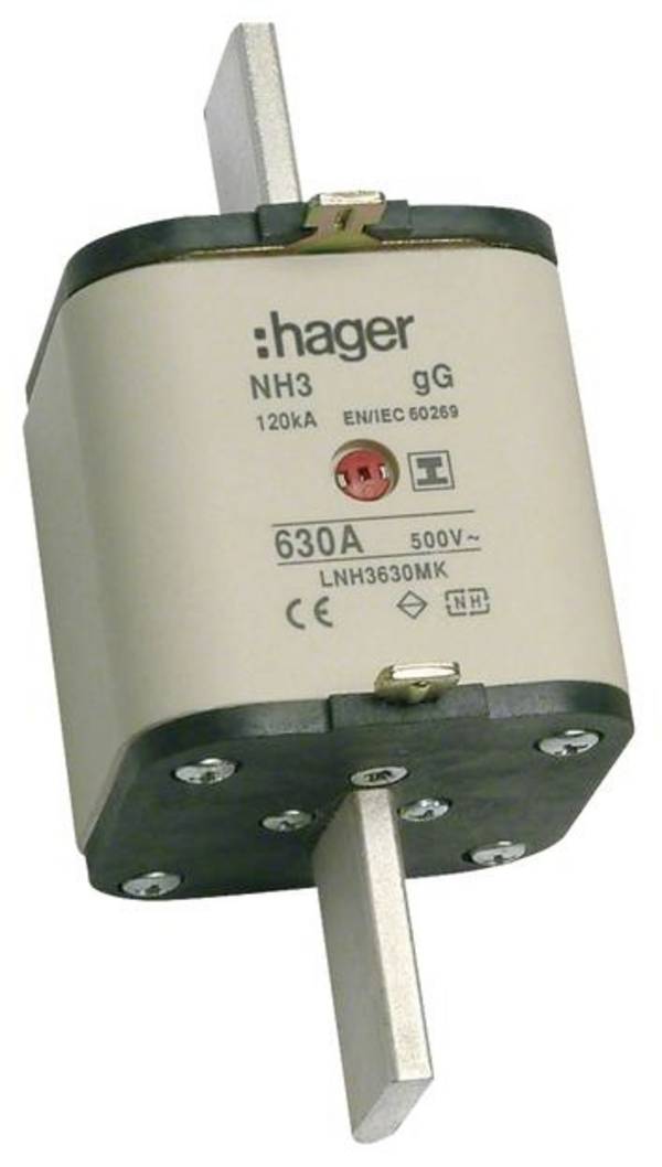 Hager LNH3630MK NH-zekering 630 A 3 stuk(s)