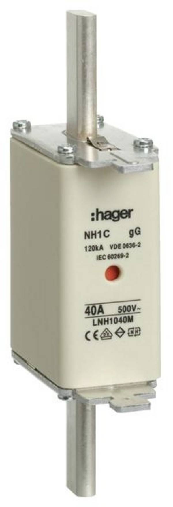 Hager LNH1040M NH-zekering 40 A 3 stuk(s)
