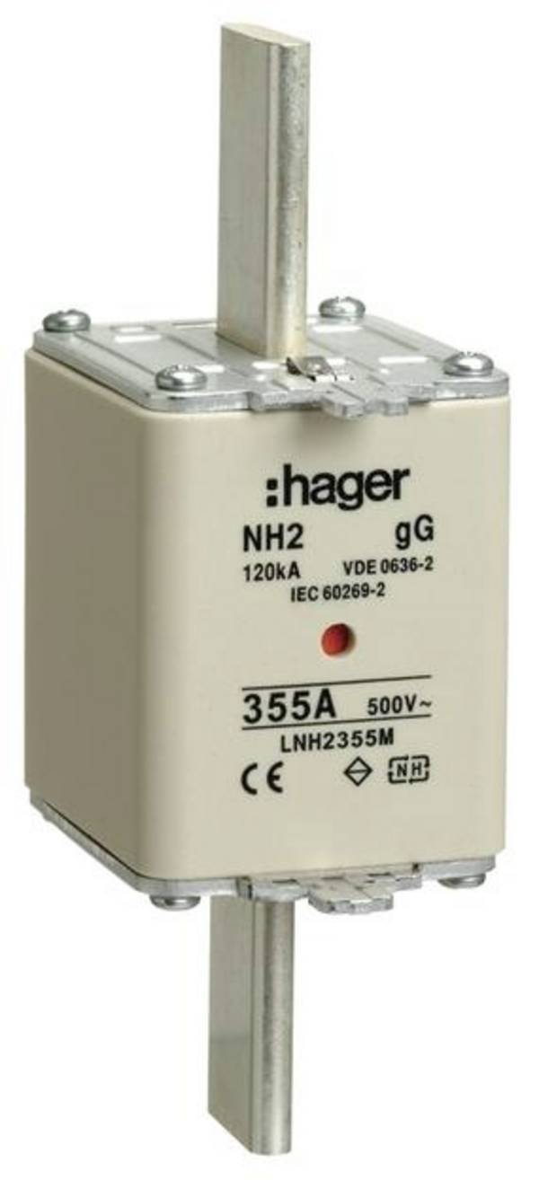 Hager LNH2355M NH-zekering     355 A   3 stuk(s)