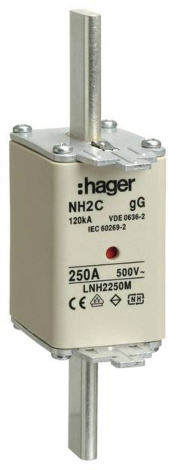 Hager LNH2250M NH-zekering 250 A 3 stuk(s)