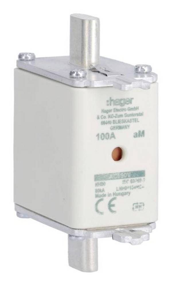 Hager LNH00100M6A NH-zekering 100 A 3 stuk(s)