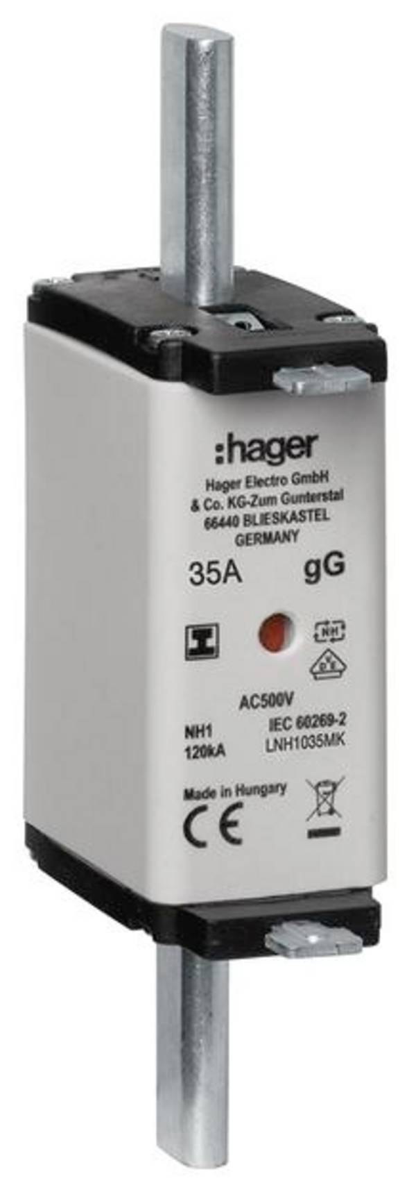 Hager LNH1035MK NH-zekering 35 A 3 stuk(s)