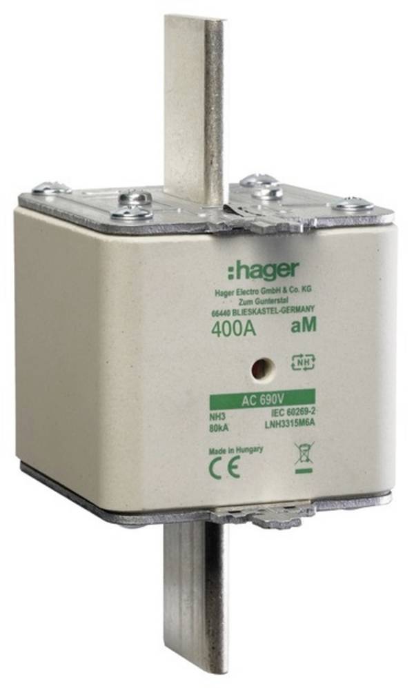 Hager LNH3400M6A NH-zekering 400 A 3 stuk(s)