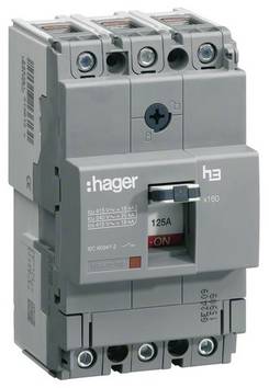 Hager HNA080H Vermogensschakelaar 1 stuk(s)  Instelbereik (stroomsterkte): 80 A (max)