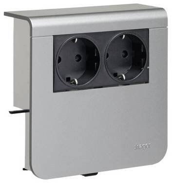 Hager SL20080900D1 Stopcontact voor Accessoires voor elektroplintsysteem  Aluminium 1 stuk(s)