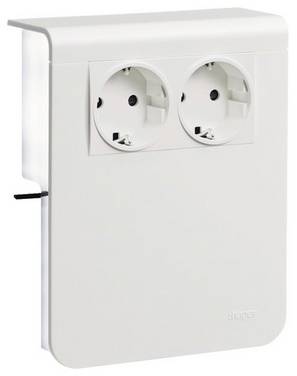 Hager Tehalit Stopcontact voor Accessoires voor elektroplintsysteem 150 cm Wit 1 stuk(s)