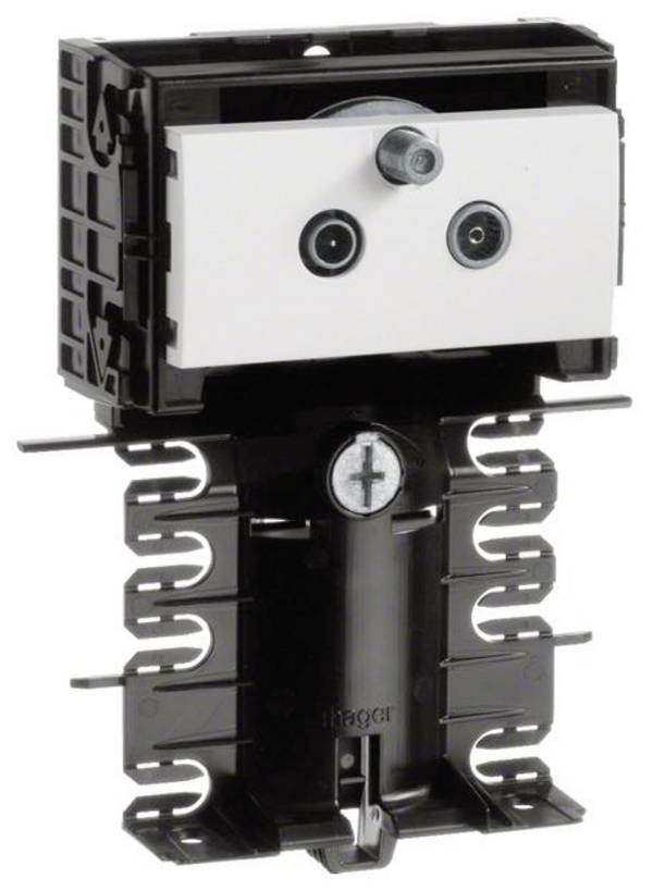 Hager Tehalit Inzetstuk voor antenne/satelliet voor Accessoires voor elektroplintsysteem  Wit 1 stuk(s)