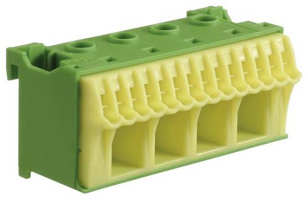 Hager KN18E KN18E PE-klem Flexibel: 1.5-25 mm² Massief: 1.5-25 mm² Aantal polen: 18 1 stuk(s) Meerdere kleuren