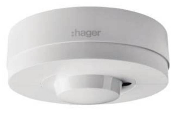 Hager EE883 Bewegingsmelder Opbouw (op muur) 360 ° Wit IP54