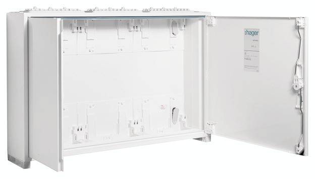 Hager FWB33D Veldverdeler Opbouw (op muur) Aantal groepen: 36 Aantal rijen: 0 Inhoud: 1 stuk(s)