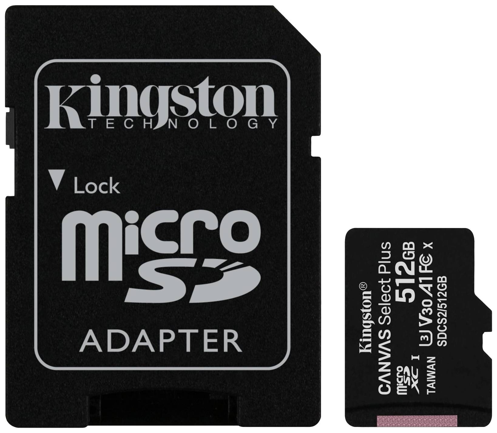 Kingston Canvas Select Plus | SDXC | 512GB | Class 10 | UHS-I U1