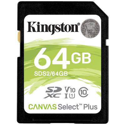 Kingston Canvas Select Plus SDXC-kaart 64 GB Class 10 UHS-I 