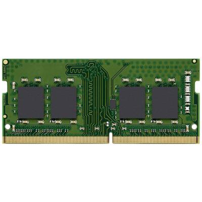 Een groen laptop-werkgeheugenmodule (RAM) met zichtbare schakelingen en geheugenchips op de printplaat.