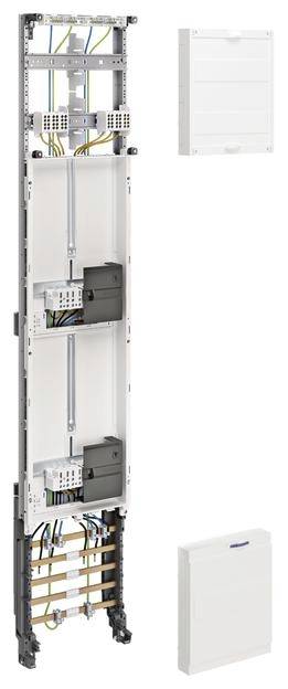 Hager ZH53W3N ZH53W3N Compleet paneel Opbouw (op muur) Aantal groepen: 2 Inhoud: 1 stuk(s)