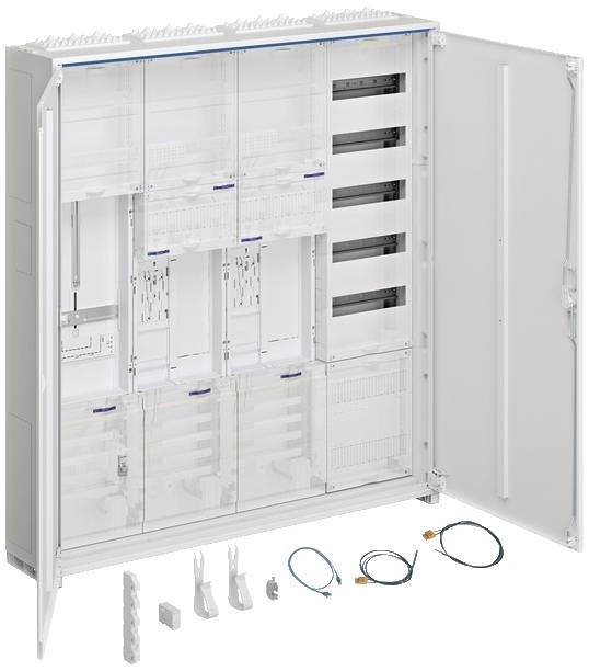 Hager ZB34SET25LS ZB34SET25LS Complete kast Opbouw (op muur) Aantal groepen: 4 Aantal rijen: 5 Inhoud: 1 stuk(s)