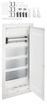 Hager VH48WWH VH48WWH Multimediaverdeelkast Holle wand Aantal groepen: 12 Aantal rijen: 4 Inhoud: 1 stuk(s)