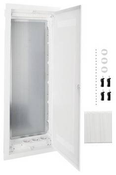 Hager VH60WWV VH60WWV Multimediaverdeelkast Holle wand Aantal groepen: 12 Aantal rijen: 5 Inhoud: 1 stuk(s)