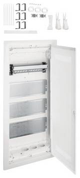 Hager VU48WWH VU48WWH Multimediaverdeelkast Inbouw (in muur) Aantal groepen: 4 Aantal rijen: 4 Inhoud: 1 stuk(s)