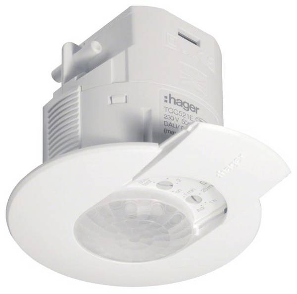 Hager KNX TCC521E Aanwezigheidsdetector   Bereik max. (in het vrije veld) 7 m