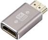 SpeaKa Professional SP-11302000 HDMI Adapter [1x HDMI-stekker - 1x HDMI-bus] Grijs UHD 8K @ 60 Hz, UHD 4K @ 120 Hz
