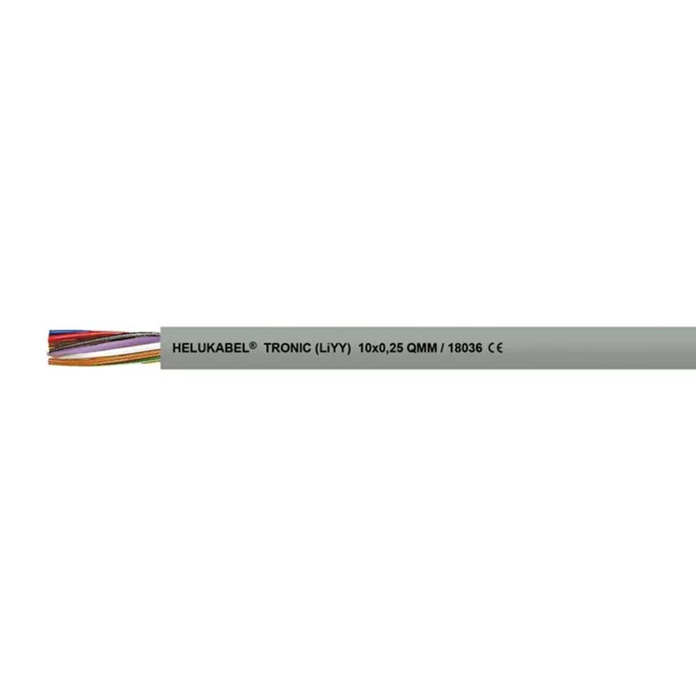 Helukabel 18040-500 Digitale kabel LiYY 18 x 0.25 mm² Grijs 500 m
