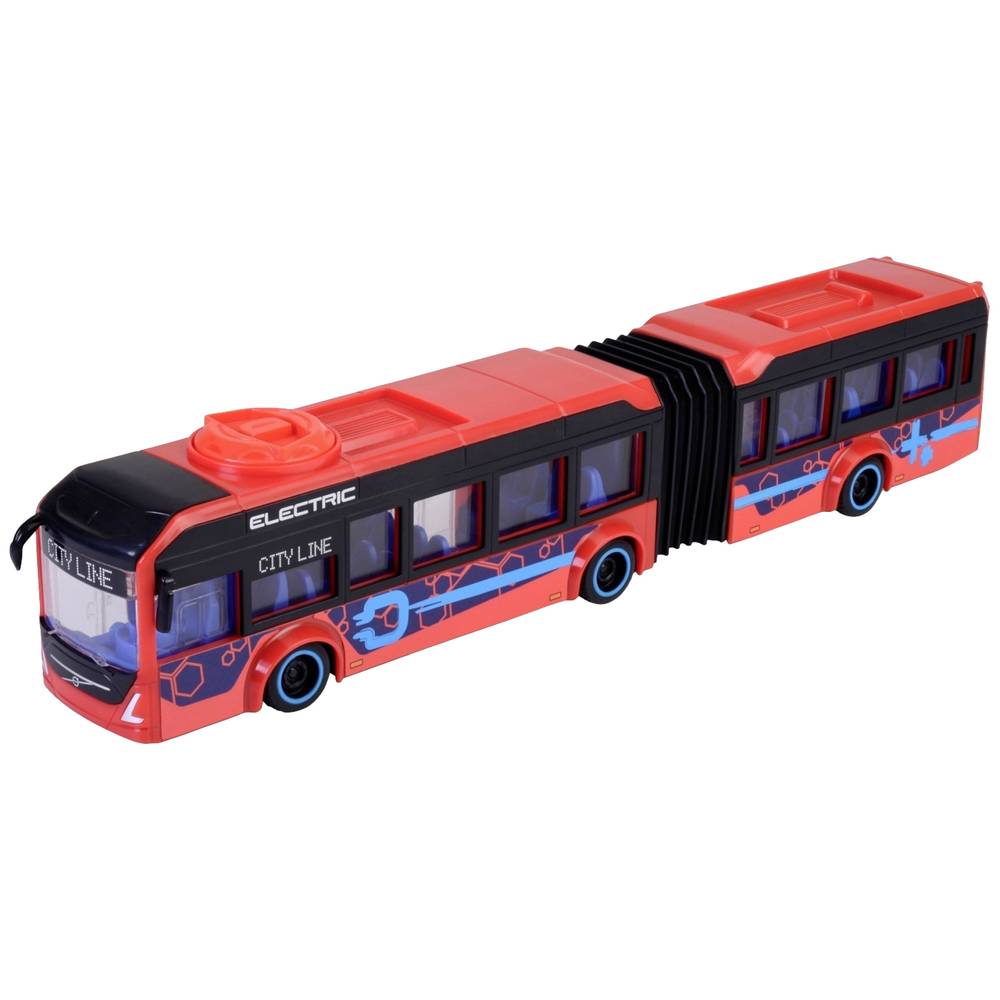 Dickie Toys - Volvo stadsbus - 40 cm - vrijloop en stuurmechanisme - vanaf 3 jaar - speelgoedvoertuig