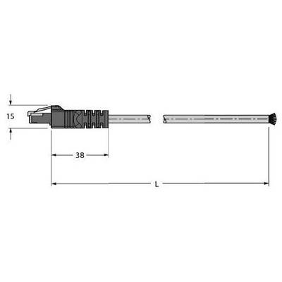 Turck U8635-6 Sensor/actuator connector, geassembleerd 1 stuk(s)