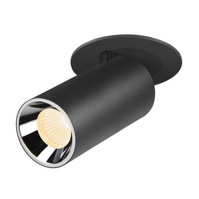 SLV 1006944 NUMINOS PROJECTOR S LED-inbouwlamp   LED  8.6 W Zwart, Chroom