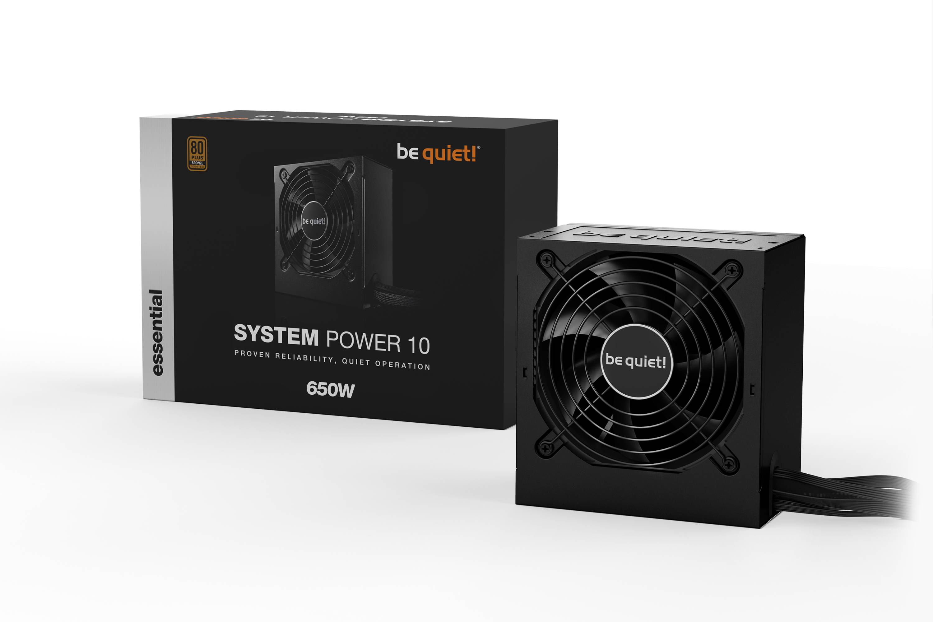 wees stil! System Power 10 voedingseenheid 650 W 20+4 pin ATX ATX Zwart-3