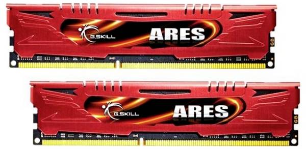 G.Skill Ares, 16GB (2x 8GB) DDR3 Werkgeheugenset voor PC   DDR3 16 GB 2 x 8 GB  2133 MHz 240-pins DIMM  F3-2133C11D-16GAR