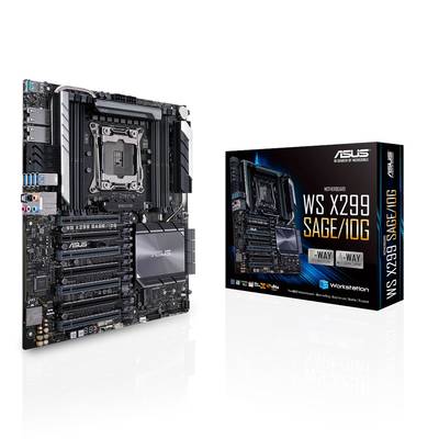 Asustek Computer WS X299 SAGE/10G Moederbord Socket Intel LGA 2066 Vormfactor SSI CEB Moederbord chipset Intel® X299