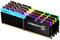 'Set G.Skill Trident Z RGB RAM-sticks met verlichte RGB-elementen en zwarte koelbehuizing, zijdelings zichtbaar.'