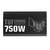 TUF Gaming 750W voeding, zwart, voor high-performance pc's, robuust ontwerp met de tekst 'Outlast the competition, staying power'.