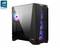 Een zwarte pc-behuizing met een transparant zijpaneel en RGB-ventilatoren. Een onderscheiding toont 'CES Innovation Awards 2022'.