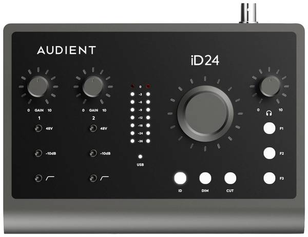 Audio interface Audient iD24 Monitor-controlling, Incl. software