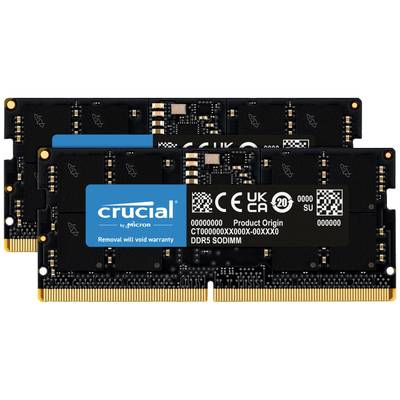 Crucial CT2K16G56C46S5 Werkgeheugenset voor laptop DDR5 32 GB 2 x 16 GB ECC 5600 MHz 262-pins SO-DIMM CL46 CT2K16G56C46S