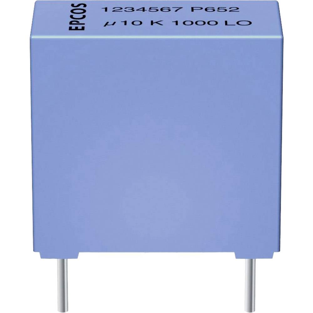 TDK B32529C0102K000 1 stuk(s) Polyester condensator 0.0010 µF 63 V/DC, 40 V/AC 10 % 5 mm (l x b x h) 7.30 x 2.50 x 6.50 mm