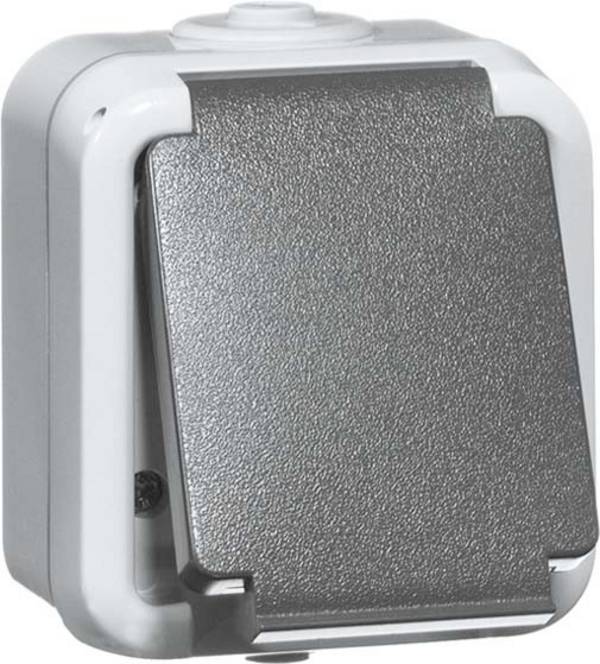 PEHA by Honeywell 306111 Wandcontactdoos Compleet 1-voudig  Grijs 1 stuk(s)
