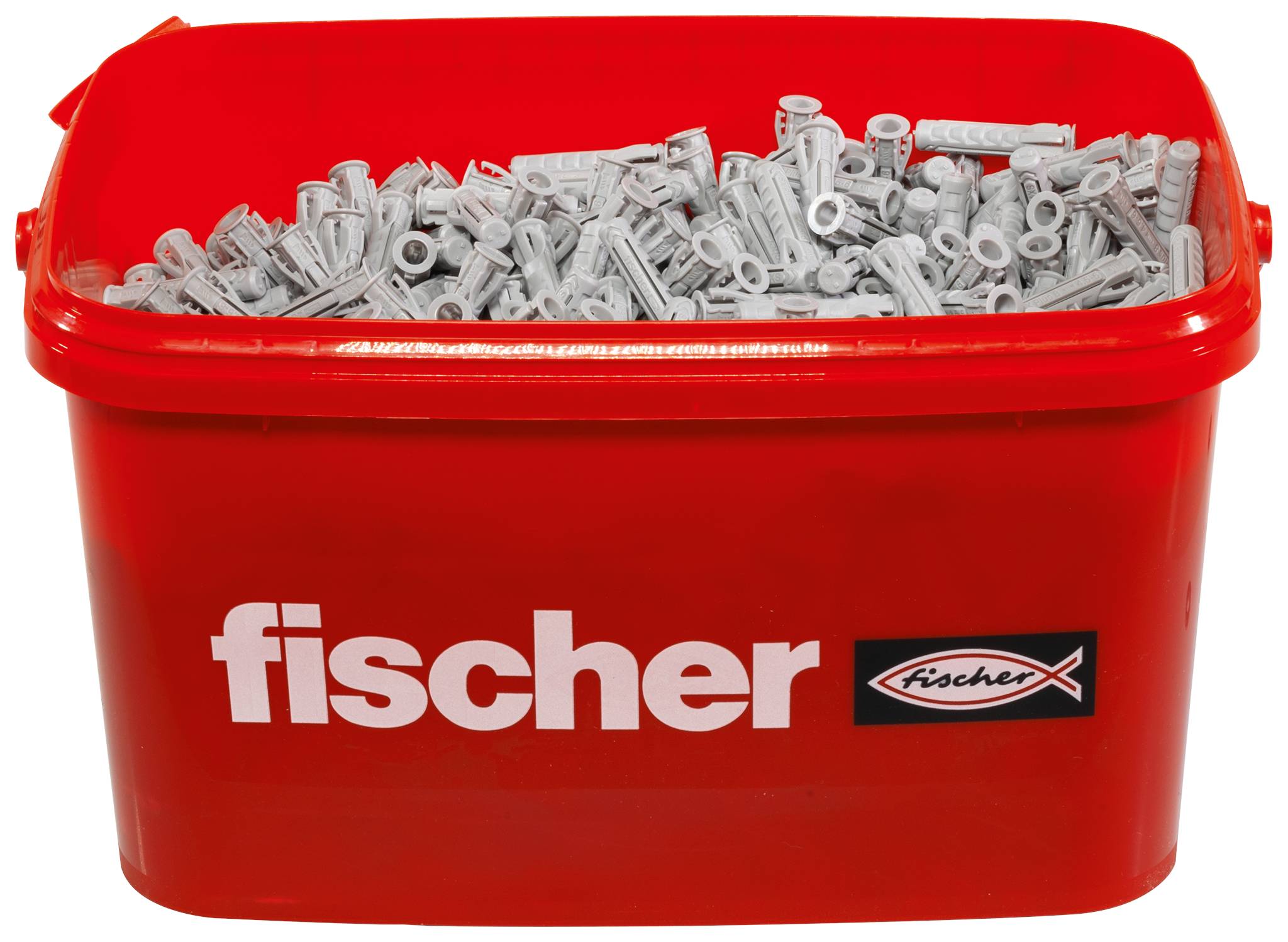Rote Fischer SX Plus 8x40 Doos, bevat 1200 pluggen. Voorzijde toont plugtoepassing en montagehandleiding met tekeningen.
