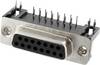Connfly DS1037-15FNBKT7-0CC DS1037-15FNBKT7-0CC D-sub female connector Aantal polen: 15 Soldeerpennen 1 stuk(s) Tray